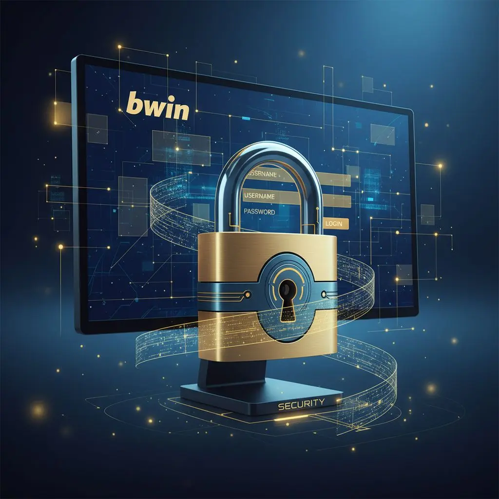 Φόρμα εισόδου bwin με λουκέτο για ασφαλή σύνδεση